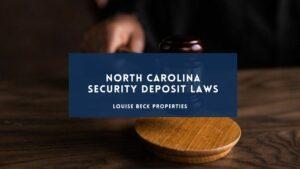 north carolina security deposit laws